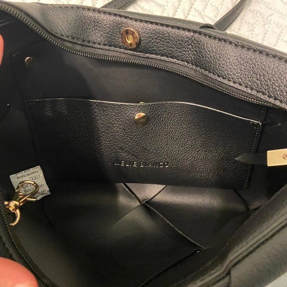 Melie Bianco - Connie Black Recycled Vegan Crossbody Bag